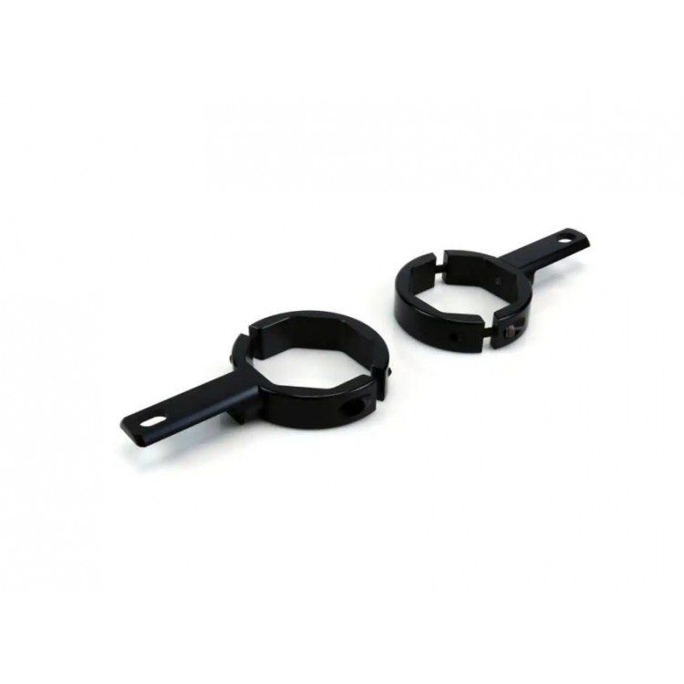 DENALI 50mm-60mm Tube Mount Kit For Mounting Auxiliary Lights To Inverted Fork Tubes