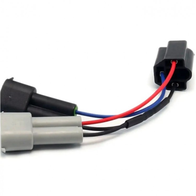 DENALI H9/H11 to H4 Headlight Wiring Adapter for Harley Davidson Road King '14-'21 & Harley-Davidson Street Glide '14-'21 DENALI H9/H11 to H4 Headlight Wiring Adapter for Harley Davidson Road King '14-'21 & Harley-Davidson Street Glide '14-'21