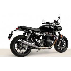 Triumph Speed Twin Stainless Steel 2019-2023 Exhaust I Dr. Jekill and Mr. Hyde Exhaust Triumph Speed Twin Stainless Steel 2019-2023 Exhaust I Dr. Jekill and Mr. Hyde Exhaust