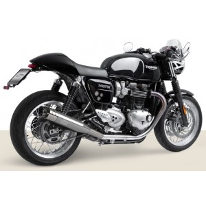 Triumph Thruxton Stainless Steel 2016-2020 Exhaust I Dr. Jekill and Mr. Hyde Exhaust Triumph Thruxton Stainless Steel 2016-2020 Exhaust I Dr. Jekill and Mr. Hyde Exhaust