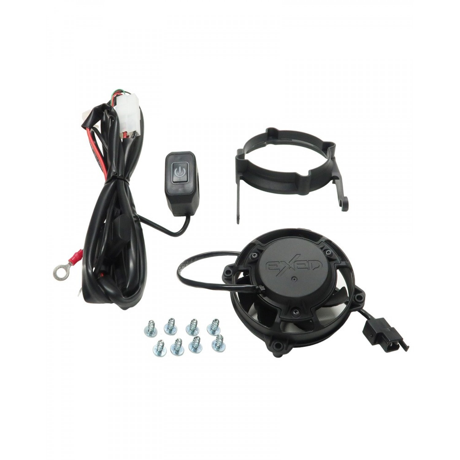 Exed Parts™ – Kit with Exed Radiator Fan and Mounting Bracket for KTM ...