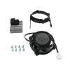 Exed Parts™ – Kit with Exed Radiator Fan and Mounting Bracket for KTM and HUSQVARNA TPI, with Relay, Dirt Bike Models from 2017 to 2023, 2+4 Stroke