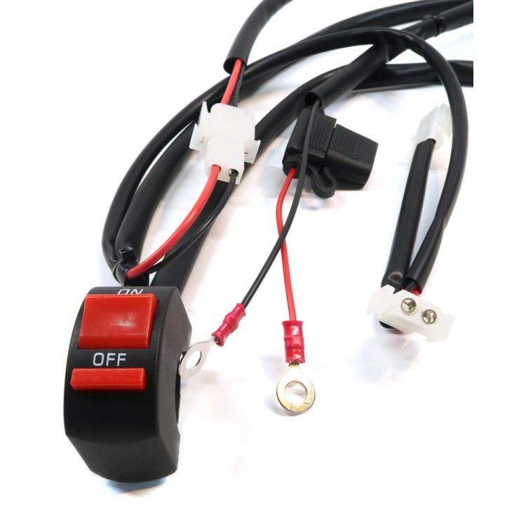 Auxiliary wiring harness for XC/XC-F/TX/FX/EX TBI Models