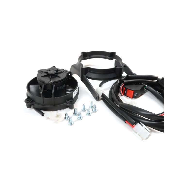 Exed Parts™ Original SPAL Radiator Cooling Fan and Mounting Kit for KTM, Husqvarna TBI Dirt Bike Models XC/XC-F/TX/FX/EX – Perfect fit, Easy to Install