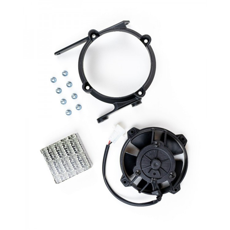 Exed Parts™ – Original SPAL Radiator Cooling Fan and Mounting Kit for KTM and HUSQVARNA TPI, with Relay, Dirt Bike Models from 2017 to 2023, 2+4 Stroke