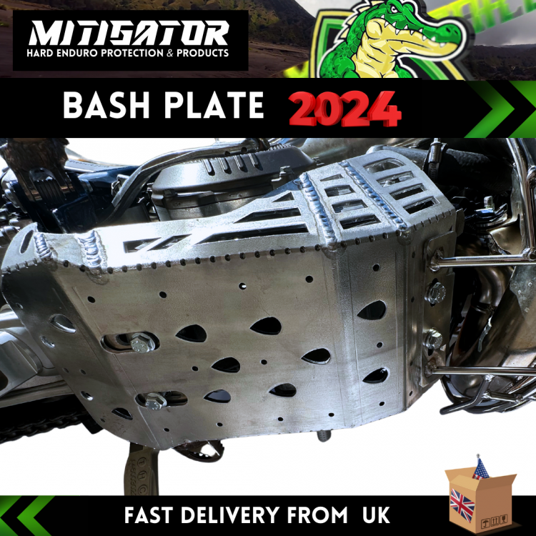 Mitigator Bash Plate (Skid Plate) Fits Ktm (EXC/XCW/XC/SX) Husqvarna (TE/TX/TC) Gasgas (EC/MC) 2023-2025 TBI Models Mitigator Bash Plate (Skid Plate) Fits Ktm (EXC/XCW/XC/SX) Husqvarna (TE/TX/TC) Gasgas (EC/MC) 2023-2025 TBI Models