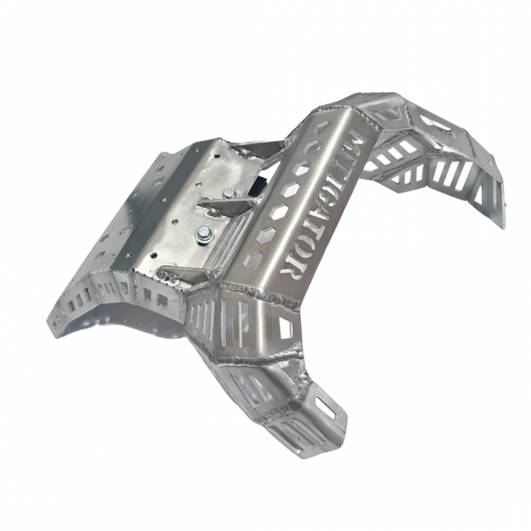 Mitigator Skid Plate (Bash Plate) With Pipe Guard For RR Exhaust Torque Pipe Fits Beta Xtrainer 2015-2025 / Beta RR 2015-2025 Mitigator Skid Plate (Bash Plate) With Pipe Guard For RR Exhaust Torque Pipe Fits Beta Xtrainer 2015-2025 / Beta RR 2015-2025