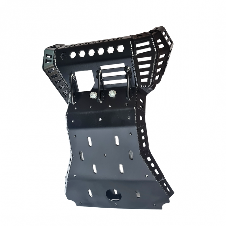 Mitigator Skid Plate (Bash Plate) With Pipe Guard For RR Exhaust Torque Pipe Fits Beta Xtrainer 2015-2025 / Beta RR 2015-2025 Mitigator Skid Plate (Bash Plate) With Pipe Guard For RR Exhaust Torque Pipe Fits Beta Xtrainer 2015-2025 / Beta RR 2015-2025