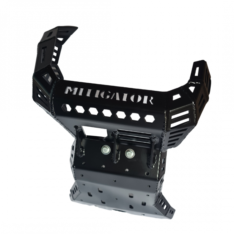 Mitigator Skid Plate (Bash Plate) With Pipe Guard For RR Exhaust Torque Pipe Fits Beta Xtrainer 2015-2025 / Beta RR 2015-2025 Mitigator Skid Plate (Bash Plate) With Pipe Guard For RR Exhaust Torque Pipe Fits Beta Xtrainer 2015-2025 / Beta RR 2015-2025
