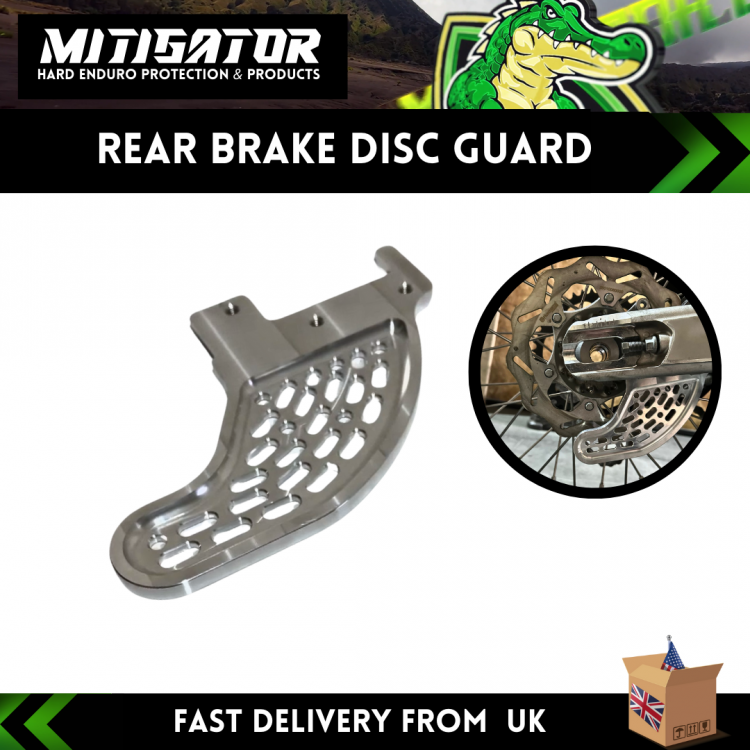 Mitigator Claw Rear Brake Disc Guard Fits Ktm 2004-2025 Husqvarna 2014-2025 Husaberg 2009-2014 Gasgas 2021-2024 Rieju 2021-2024