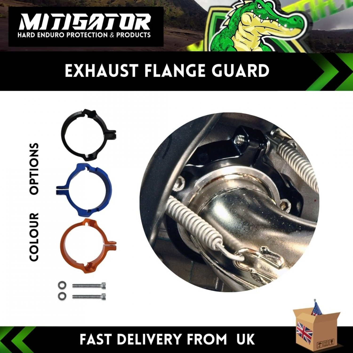 Mitigator Exhaust Flange Guard Ktm 20192023 Husqvarna 20192023 GasGas