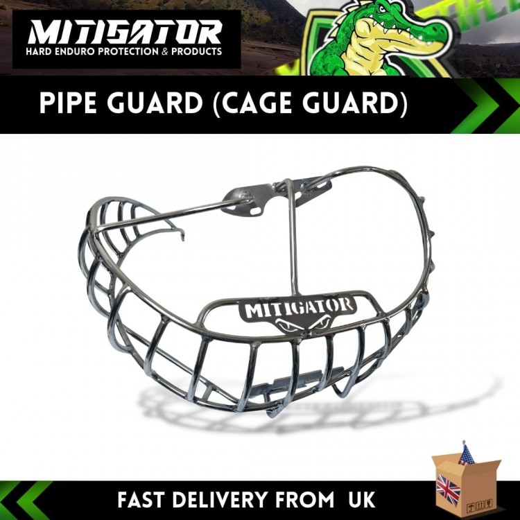 Mitigator Pipe Guard (Cage Guard) For (RR Exhasut Torque Pipe) and RR OXA Exhaust Torque Pipe Fits Beta 250/300 Xtrianer / BETA RR 2015-2024 Mitigator Pipe Guard (Cage Guard) For (RR Exhasut Torque Pipe) and RR OXA Exhaust Torque Pipe Fits Beta 250/300 Xtrianer / BETA RR 2015-2024