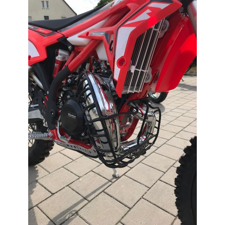 Mitigator Pipe Guard (Cage Guard) For (RR Exhasut Torque Pipe) and RR OXA Exhaust Torque Pipe Fits Beta 250/300 Xtrianer / BETA RR 2015-2024 Mitigator Pipe Guard (Cage Guard) For (RR Exhasut Torque Pipe) and RR OXA Exhaust Torque Pipe Fits Beta 250/300 Xtrianer / BETA RR 2015-2024