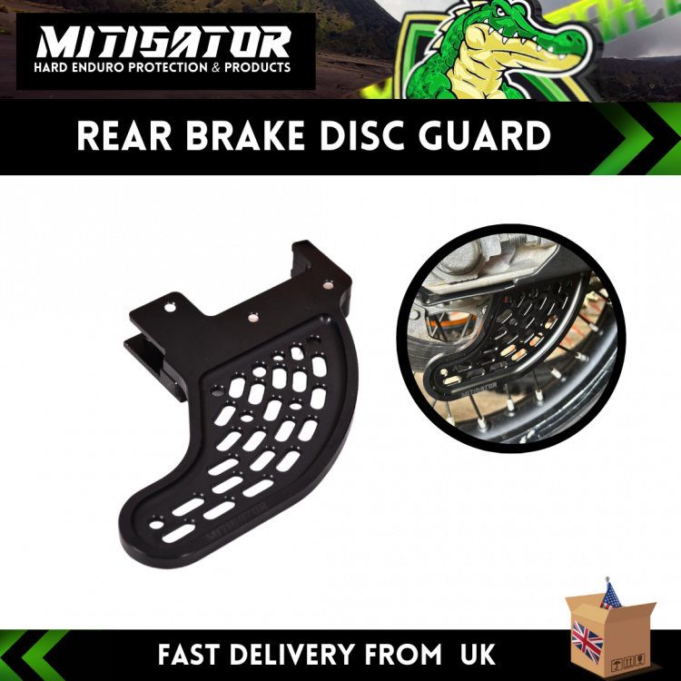 Mitigator Claw Rear Brake Disc Guard Fits Ktm 2004-2025 Husqvarna 2014-2025 Husaberg 2009-2014 Gasgas 2021-2024 Rieju 2021-2024