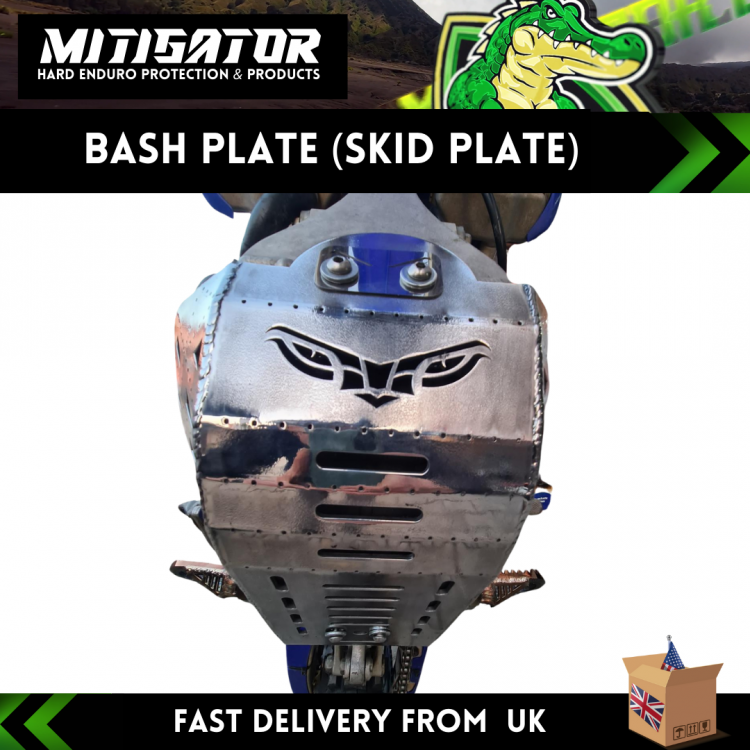 Mitigator Bash Plate (Skid Plate) Fits Yamaha YZ250F 2018-2023 / YZ450F 2018-2022