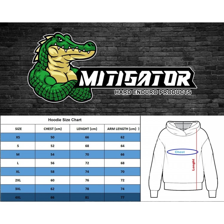 Mitigator Custom Design Hoodie (Motocross -Racing -Enduro -Cycling- Sports -AD) SEND US YOUR DESIGN SAMPLES