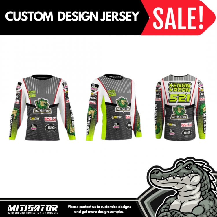 Mitigator Custom Design Jersey -(Motocross -Racing -Enduro -Cycling- Sports -AD)-SEND US YOUR DESIGN SAMPLES. Mitigator Custom Design Jersey -(Motocross -Racing -Enduro -Cycling- Sports -AD)-SEND US YOUR DESIGN SAMPLES.