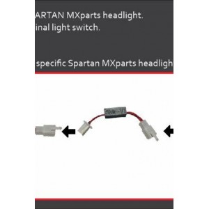 Spartan- Mx Parts Enduro Motorcycle Headlight SMP - HIGH / LOW beam adapter BETA
