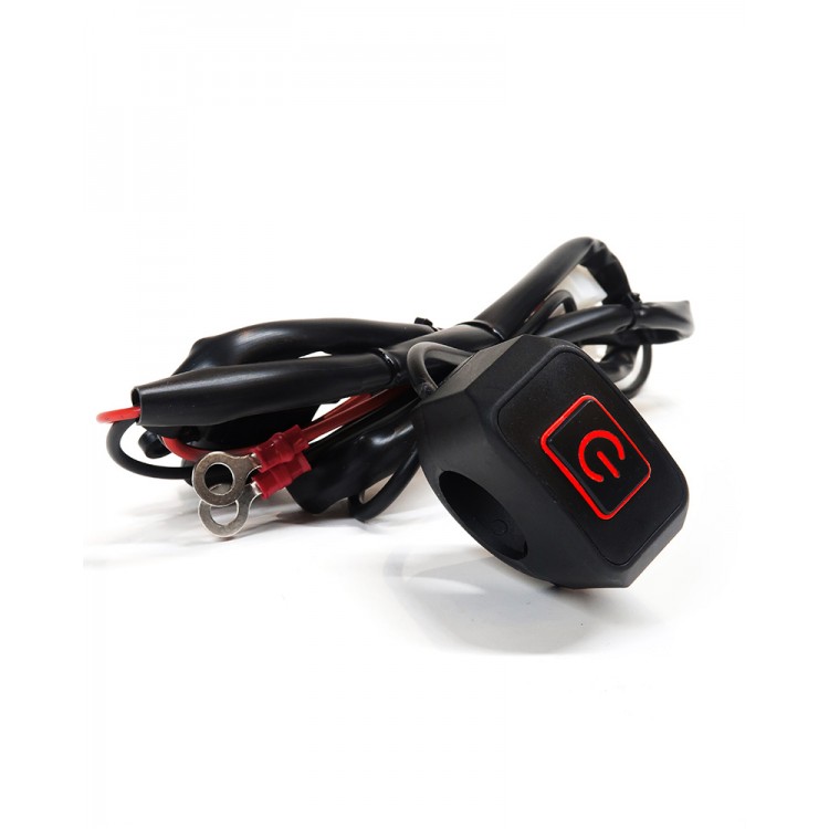 Exed Parts™ – Original SPAL Radiator Cooling Fan and Mounting Kit for KTM and HUSQVARNA, with Led ON/OFF Switch, Dirt Bike Models from 2004 to 2016