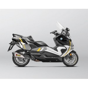 BMW C650 Sport 2016-2020 Akrapovic Titanium Silencer Slip-On Kit (To OE Collector) - Road Legal BMW C650 Sport 2016-2020 Akrapovic Titanium Silencer Slip-On Kit (To OE Collector) - Road Legal