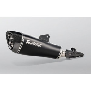 BMW R1250R	2019-2023 Akrapovic Black Titanium Silencer Slip-On Kit - Road Legal