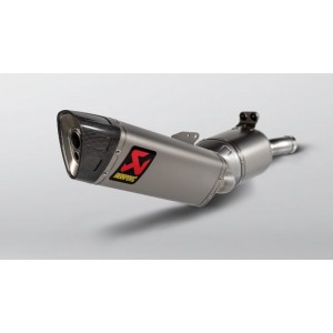 BMW F900R 2020-2023 Akrapovic Titanium Silencer Slip-On Kit - Road Legal