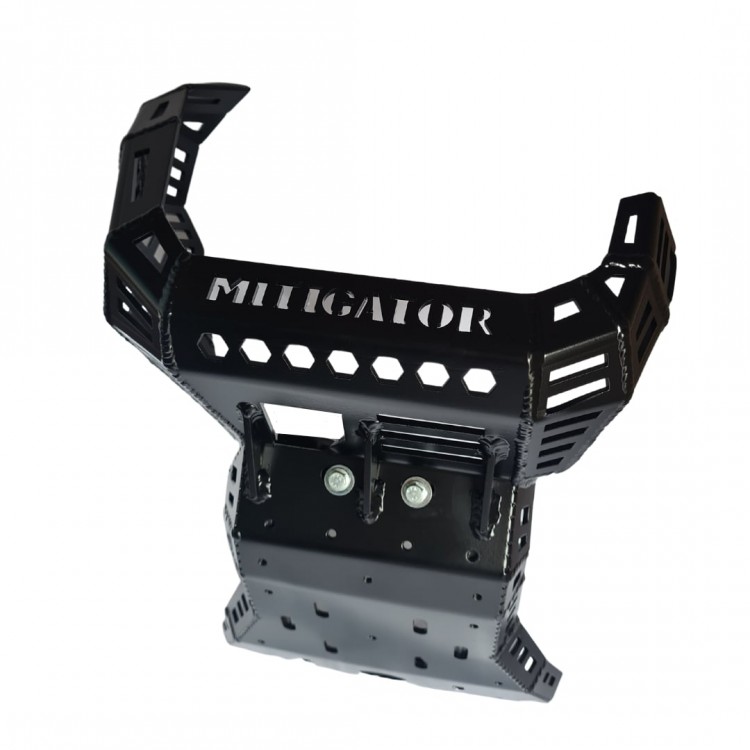 Mitigator Skid Plate (Bash Plate) With Pipe Guard Fits Beta Xtrainer 2015-2025 Mitigator Skid Plate (Bash Plate) With Pipe Guard Fits Beta Xtrainer 2015-2025