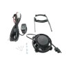 Exed Parts™ – Kit with Exed Radiator Fan and Mounting Bracket for KTM and HUSQVARNA, with Led ON/OFF Switch, Dirt Bike Models from 2004 to 2016