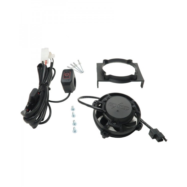 Exed Parts™ – Kit with Exed Radiator Fan and Mounting Bracket for SHERCO, with Led ON/OFF Switch, Dirt Bike Models from 2014 to 2023 Exed Parts™ – Kit with Exed Radiator Fan and Mounting Bracket for SHERCO, with Led ON/OFF Switch, Dirt Bike Models from 2014 to 2023