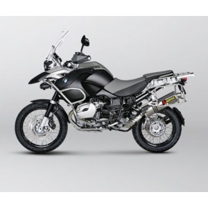 BMW R1200GS 2004-2007 Akrapovic Titanium Silencer Slip-On Kit  - Road Legal Removable Baffle