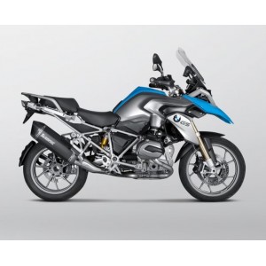 BMW R1250 GS Adventure 2019-2023 Akrapovic Titanium Silencer Slip-On Kit - (Includes Carbon Heat Shield) Black Finish - Removable Baffle BMW R1250 GS Adventure 2019-2023 Akrapovic Titanium Silencer Slip-On Kit - (Includes Carbon Heat Shield) Black Finish - Removable Baffle