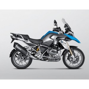 BMW R1200GS 2013-2016 Akrapovic Titanium Silencer Slip-On Kit - (Includes Carbon Heat Shield) Black Finish - Road Legal Removable Baffle BMW R1200GS 2013-2016 Akrapovic Titanium Silencer Slip-On Kit - (Includes Carbon Heat Shield) Black Finish - Road Legal Removable Baffle