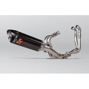 APRILIA RSV4 1100 / Factory 2021-2023 Akrapovic Carbon Silencer Evolution 4-1 Full System - Race Removable Baffle