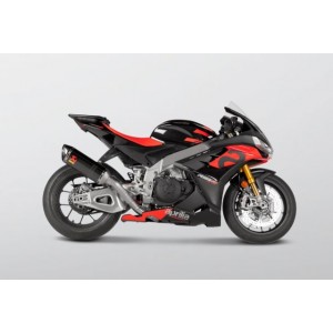 APRILIA RSV4 1100 / Factory 2021-2023 Akrapovic Carbon Silencer Evolution 4-1 Full System - Race Removable Baffle APRILIA RSV4 1100 / Factory 2021-2023 Akrapovic Carbon Silencer Evolution 4-1 Full System - Race Removable Baffle