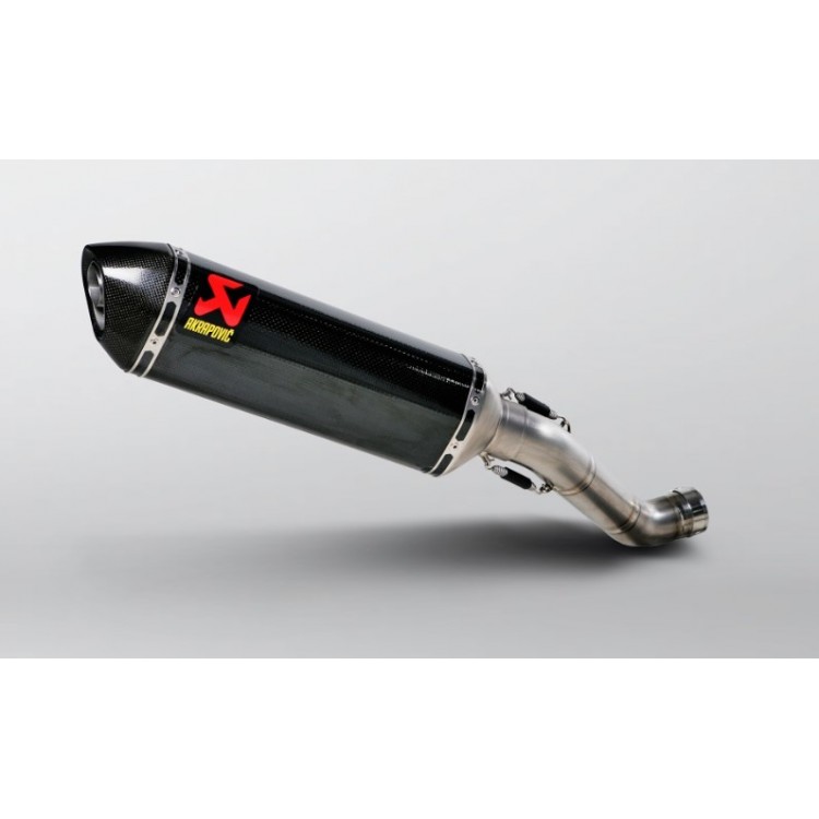 APRILIA RSV4 (1000cc) 2009-2014 Akrapovic Carbon Silencer Slip-On Kit (To OE headers) - Race Removable Baffle APRILIA RSV4 (1000cc) 2009-2014 Akrapovic Carbon Silencer Slip-On Kit (To OE headers) - Race Removable Baffle