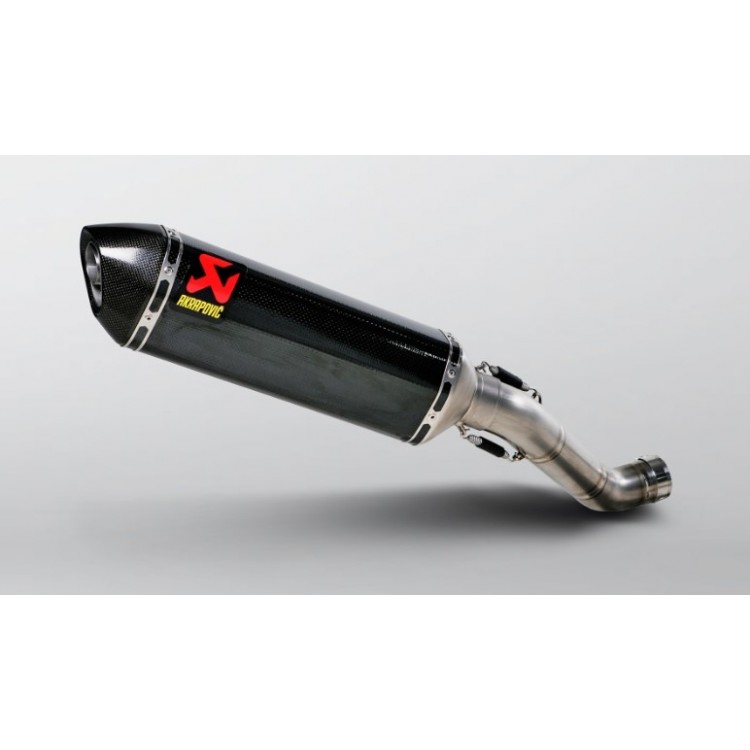 APRILIA RSV4 APRC (1000cc) 2015-2016 Akrapovic Carbon Silencer Slip-On Kit (To OE headers) - Race Removable Baffle APRILIA RSV4 APRC (1000cc) 2015-2016 Akrapovic Carbon Silencer Slip-On Kit (To OE headers) - Race Removable Baffle