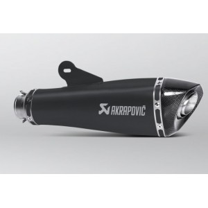 BMW RNineT (1200cc)	2014-2016 Akrapovic Titanium Silencer BLACK Slip-On Kit - No Link Pipe Included - Choose Link Pipe Option - - Road Legal Removable Baffle