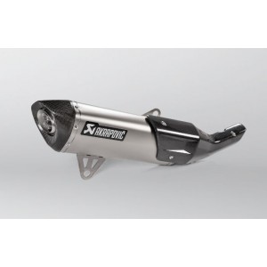 BMW C400GT	2019-2023 Akrapovic Titanium Silencer Slip-On Kit With Carbon Heat Shield - Road Legal