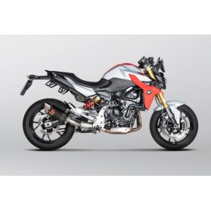 BMW F900XR 2020-2023 Akrapovic Carbon Silencer Slip-On Kit - Optional Baffle Available