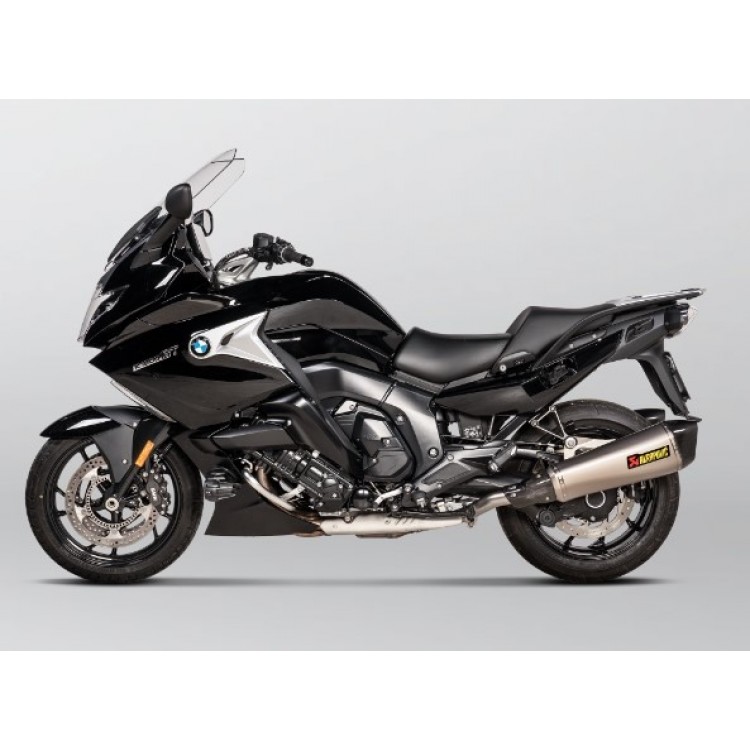 BMW K1600GT / GTL 2011-2023 Akrapovic Titanium Silencer Slip-On Kit (Includes Carbon Heat Shields) - Twin Conical - Road Legal BMW K1600GT / GTL 2011-2023 Akrapovic Titanium Silencer Slip-On Kit (Includes Carbon Heat Shields) - Twin Conical - Road Legal